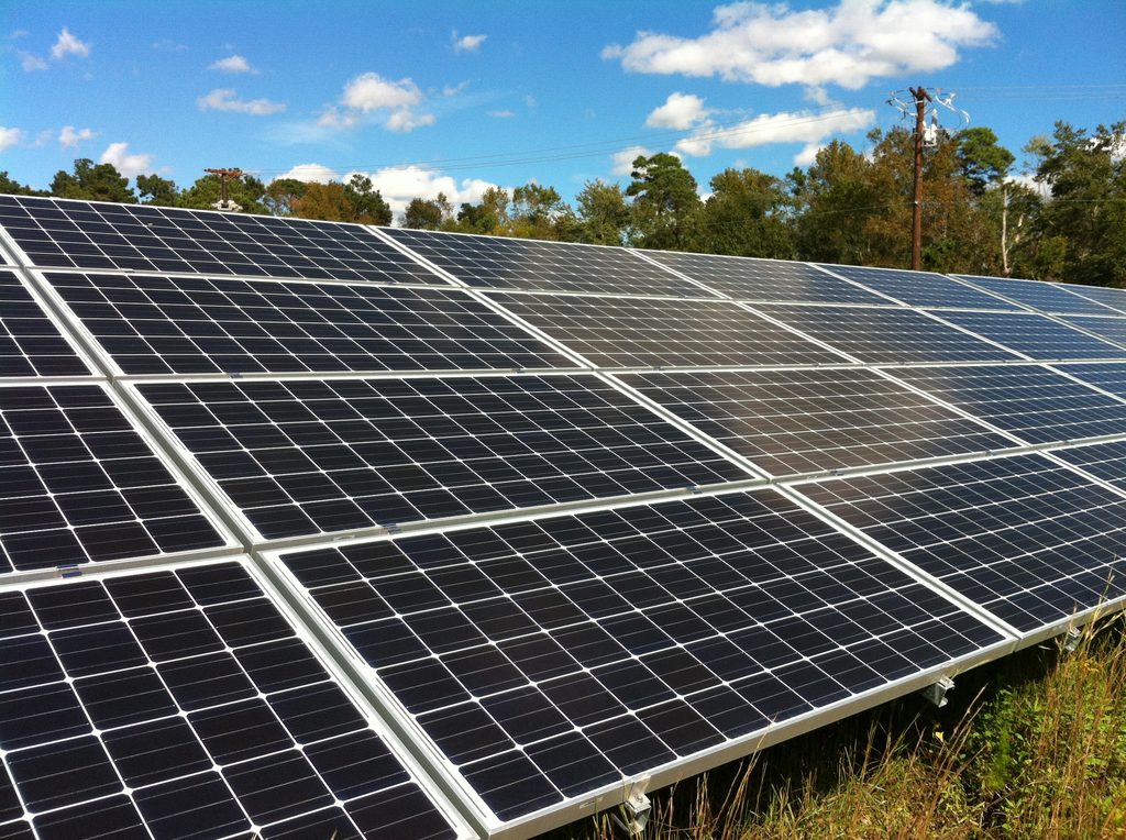 Solar Project with fixed panels in NC.